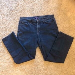 NYDJ dark denim straight leg jeans - 16P